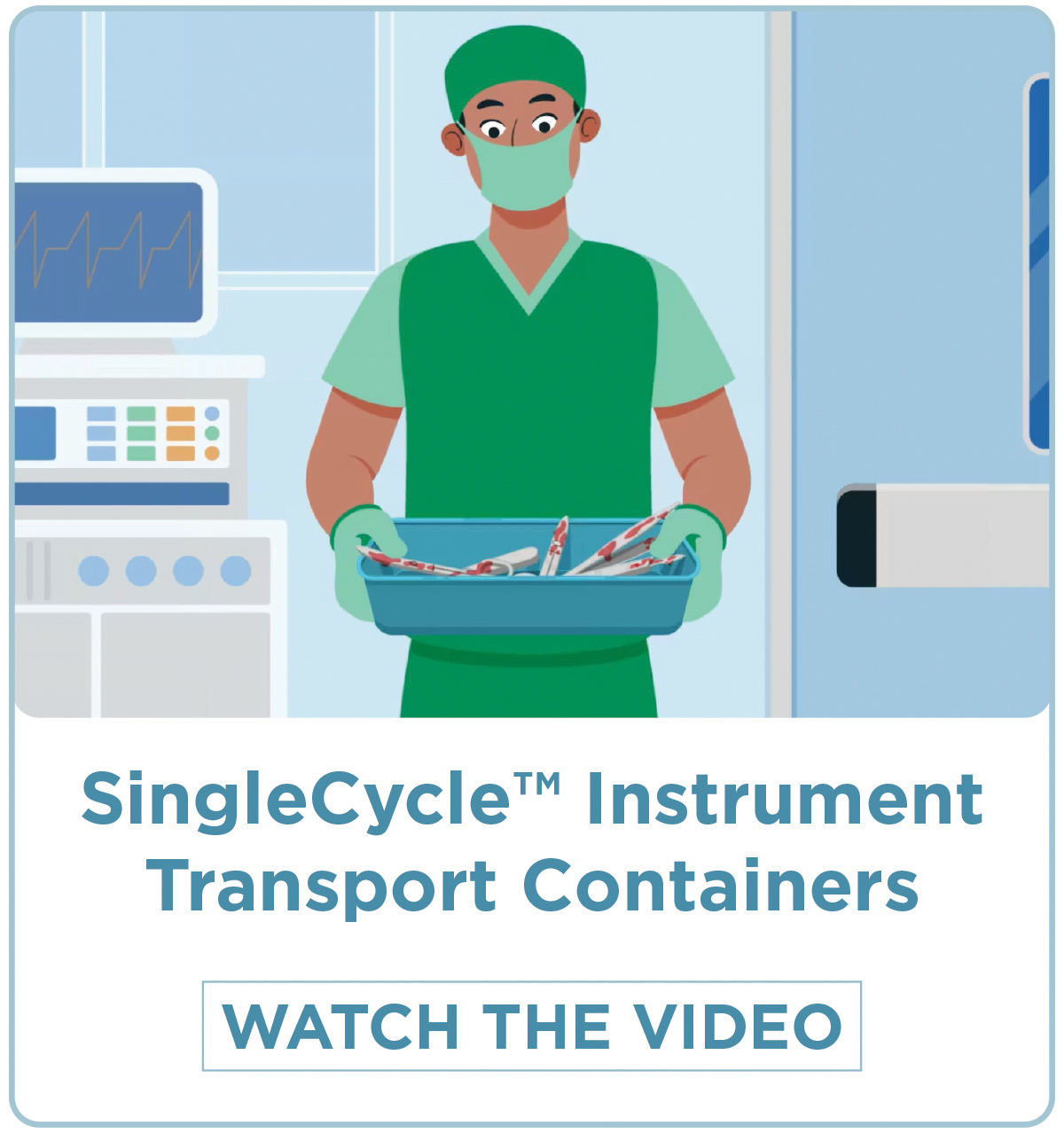 SingleCycle Surgical Instrument Containers