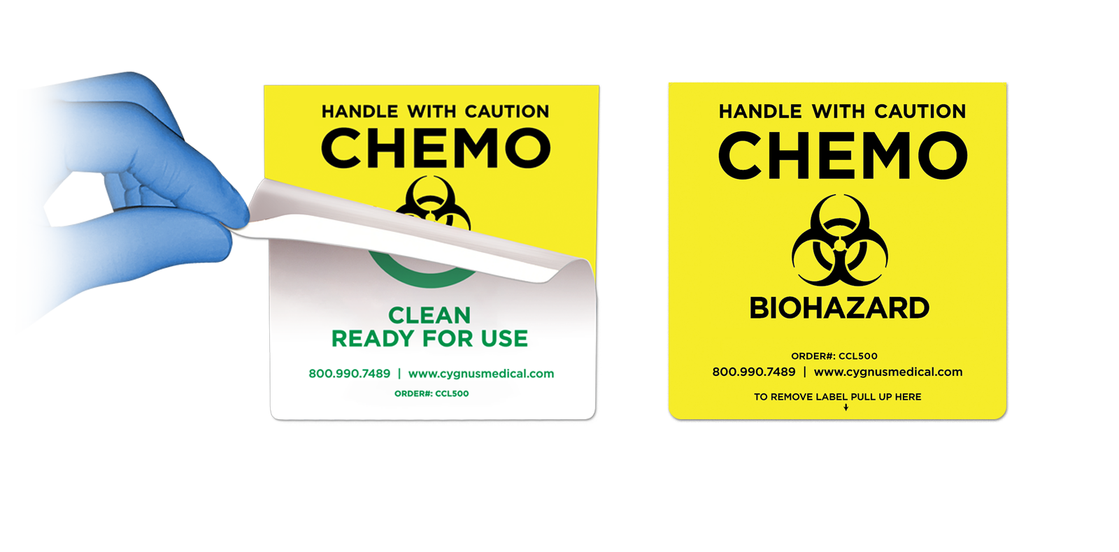 Two-Stage Chemo Labels