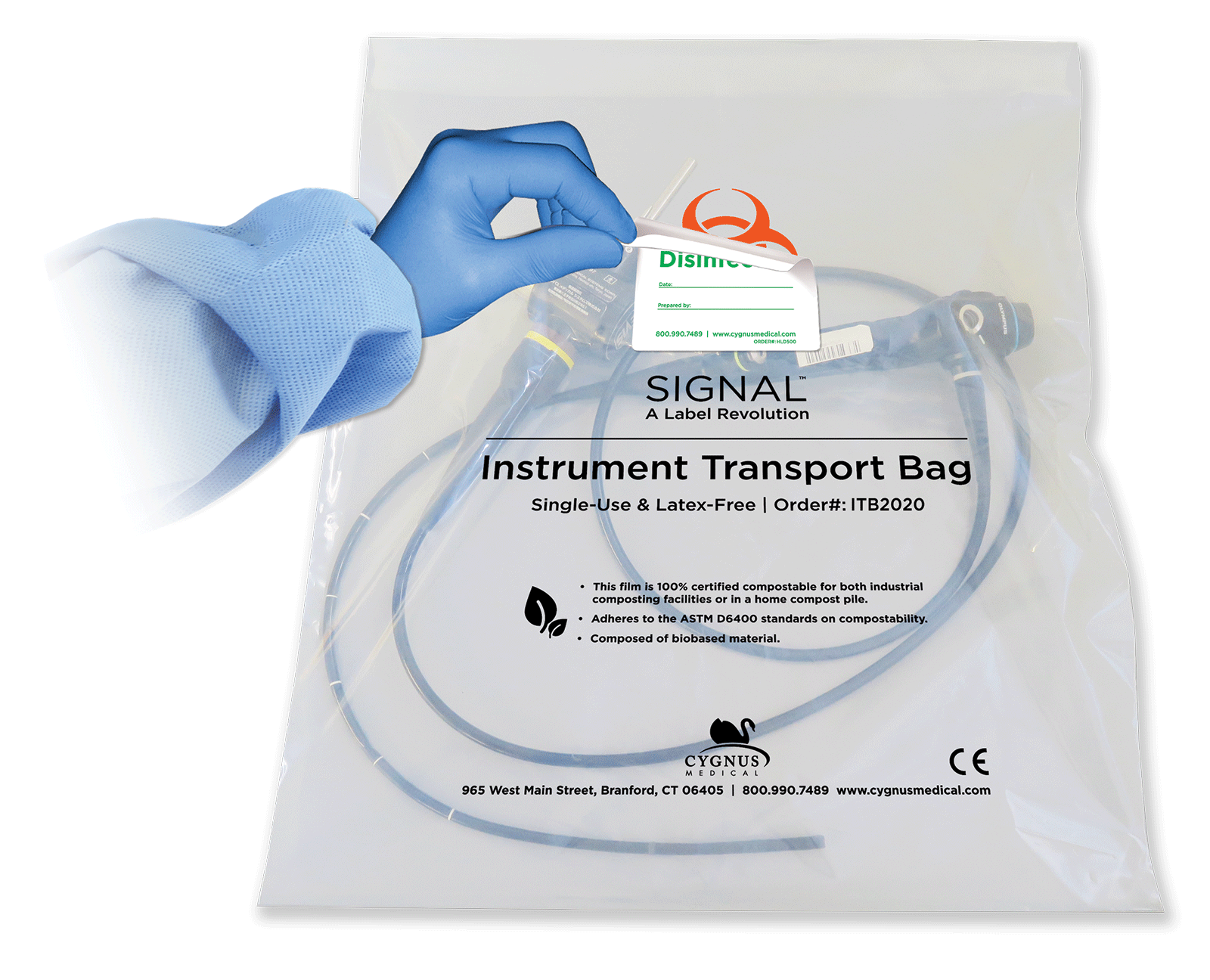Signal-endoscope-surgical-instrument-transport-bag-with-hld-label