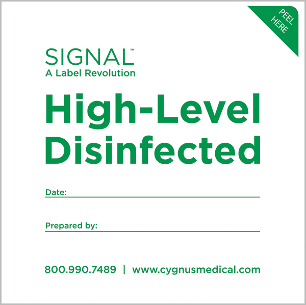 high-level-disinfected-label